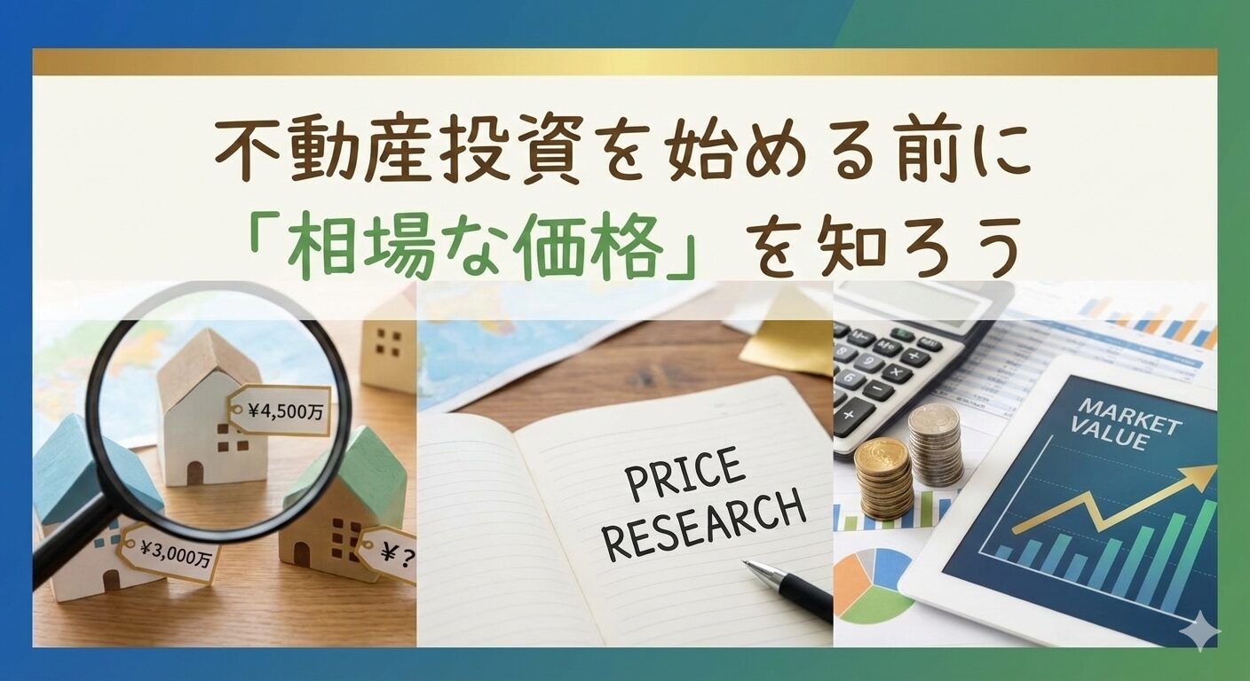 不動産投資を始める前に「相場な価格」を知ろう