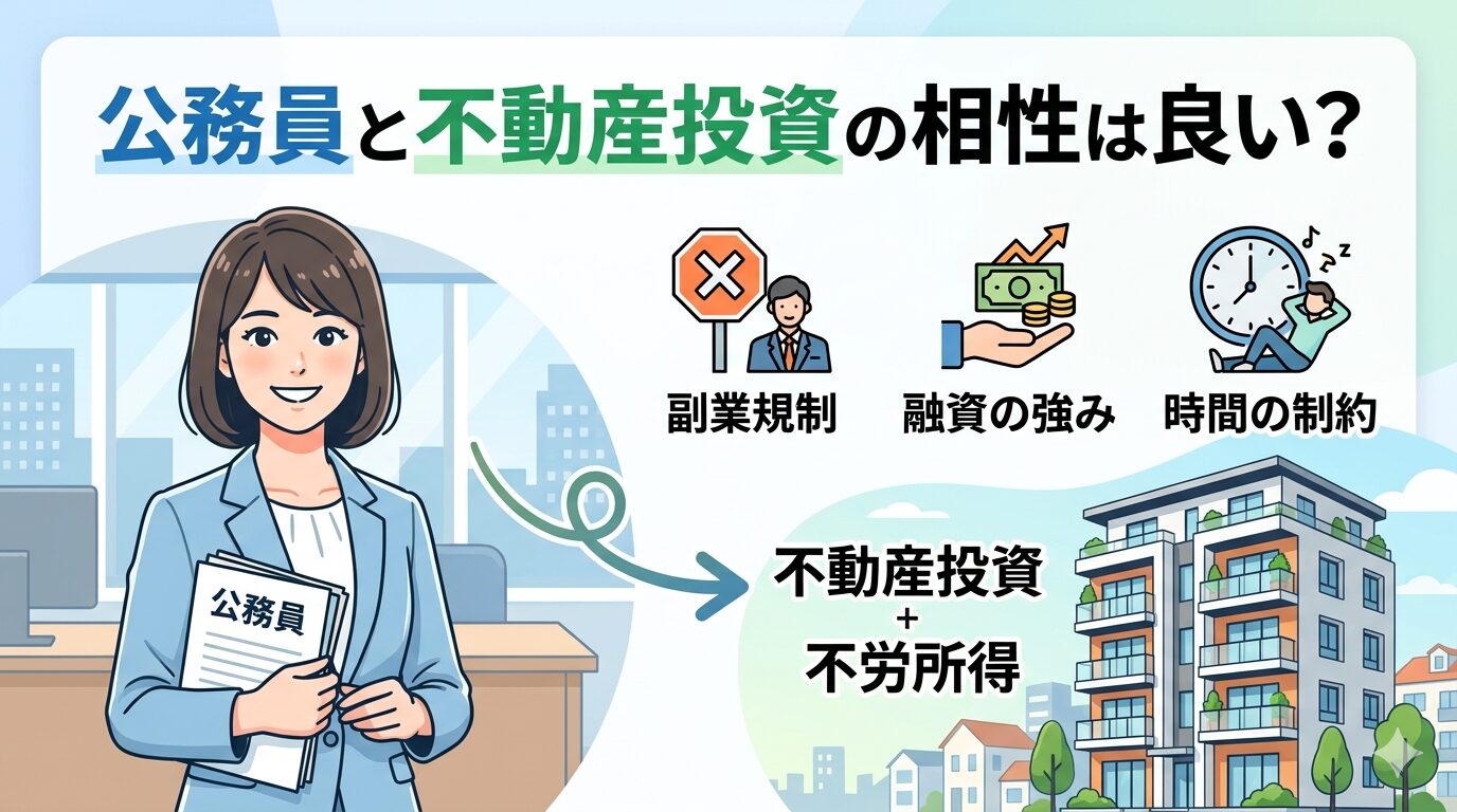公務員と不動産投資の相性は良い？副業規制・融資・時間の制約を解説
